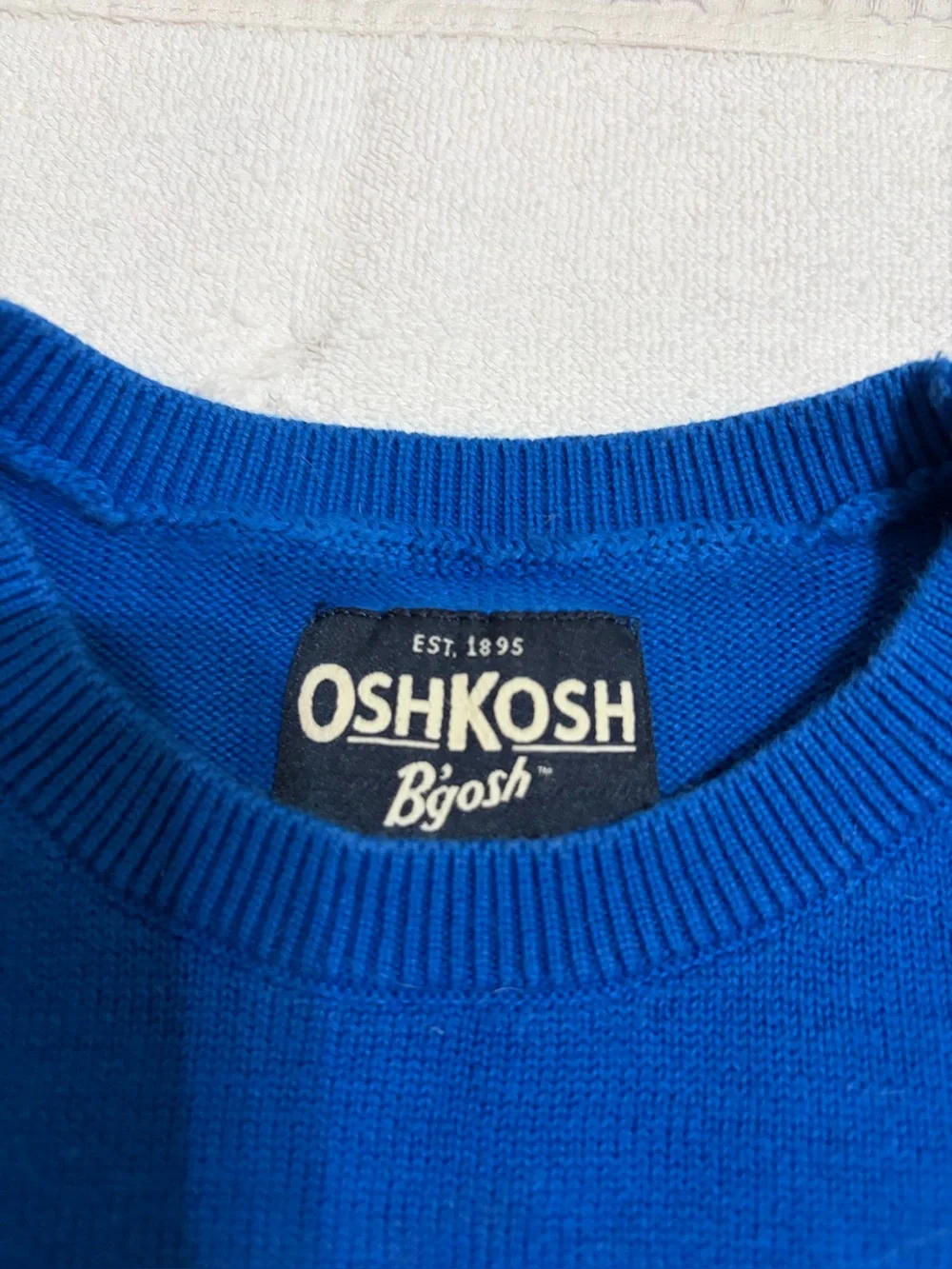OshKosh B'gosh Boys Blue Polar Bear Crewneck Sweater(32)